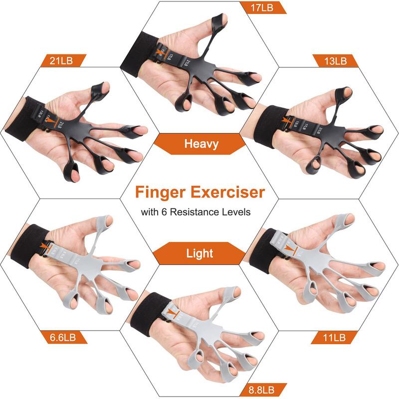 Finger Exerciser for Grip Strength and Hand Therapy